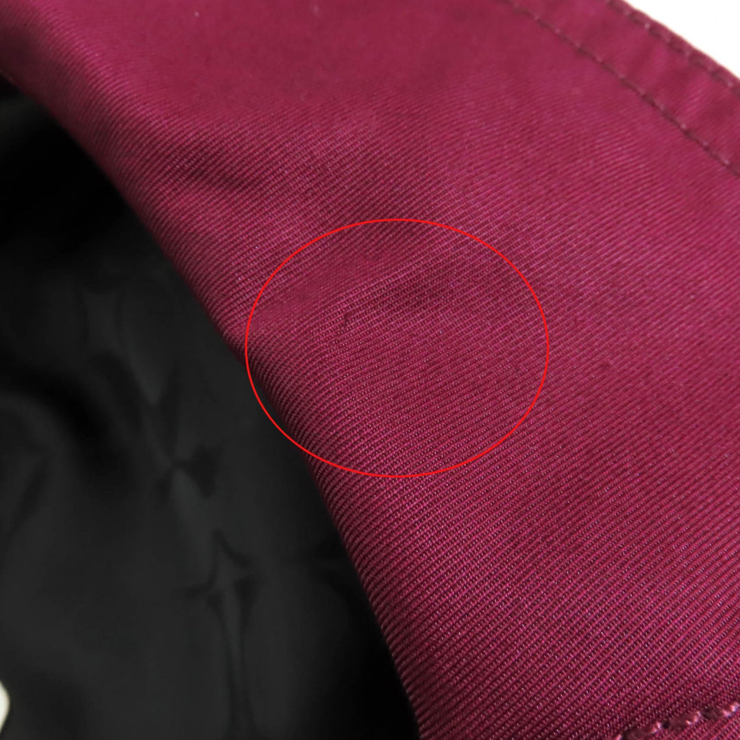 Pristine COACH trench coat Bordeaux cotton Women XS F34025