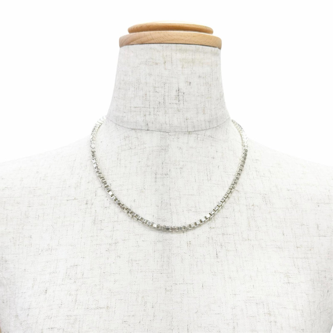 Great TIFFANY&Co. Necklace Venetian Necklace Silver 925 Women