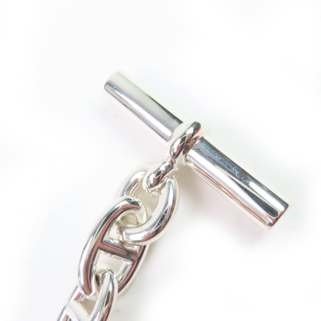 HERMES bracelet Chene Dunkle MM 13 frames Silver AG925 Women