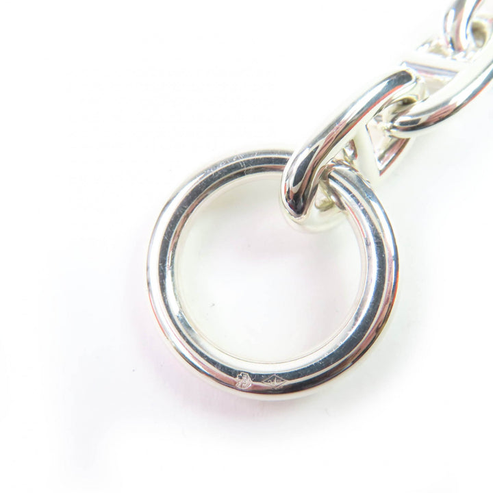 HERMES bracelet Chene Dunkle MM 13 frames Silver AG925 Women
