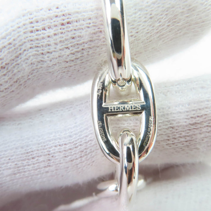 HERMES bracelet Chene Dunkle MM 13 frames Silver AG925 Women