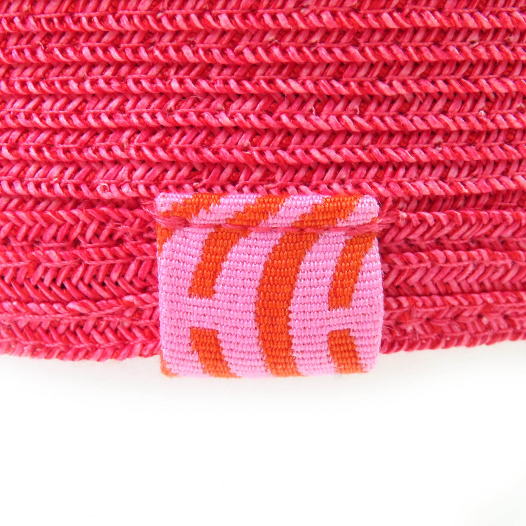 Pristine HERMES cap Emma Cap Crude Cell Paper Hat paper Women 58 221035N
