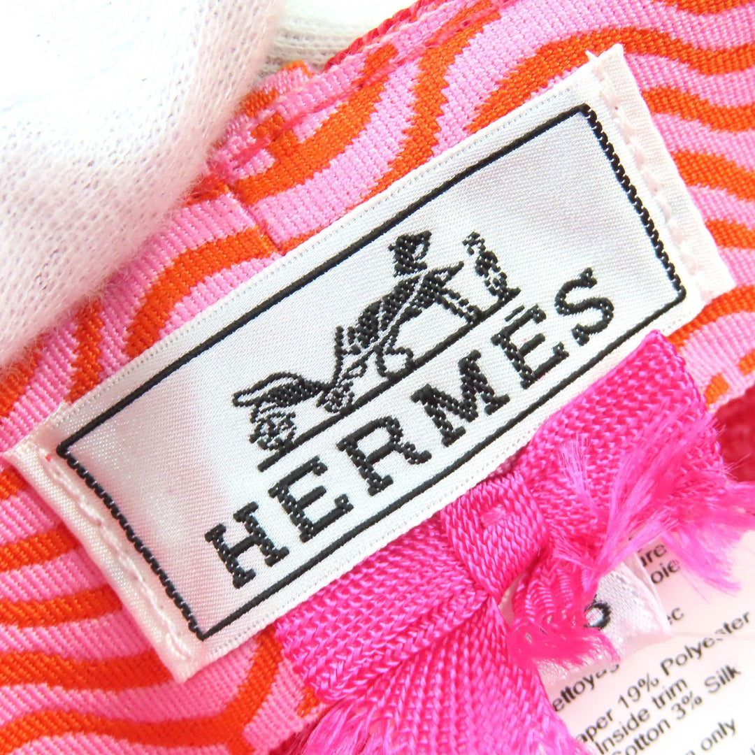 Pristine HERMES cap Emma Cap Crude Cell Paper Hat paper Women 58 221035N