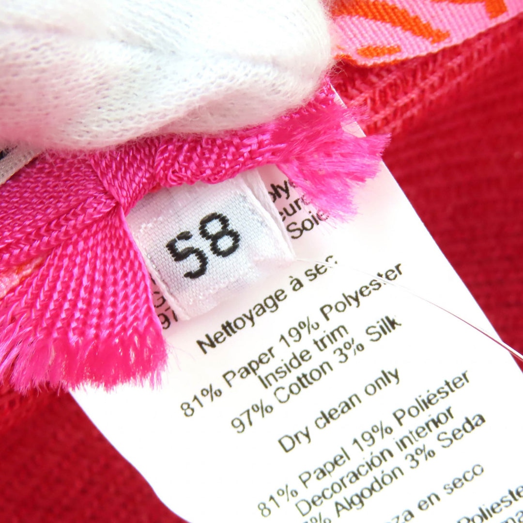 Pristine HERMES cap Emma Cap Crude Cell Paper Hat paper Women 58 221035N