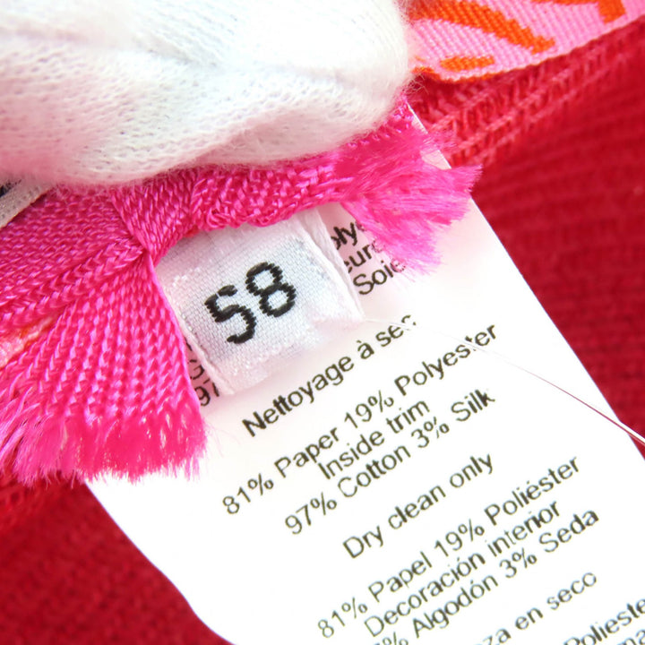 Pristine HERMES cap Emma Cap Crude Cell Paper Hat paper Women 58 221035N
