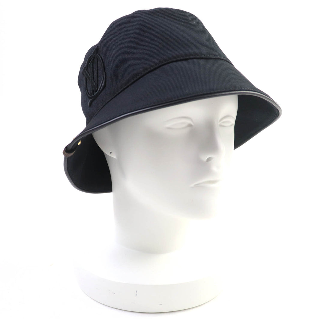 Very Good LOUIS VUITTON LV City Bucket Hat black cotton Women M7054S
