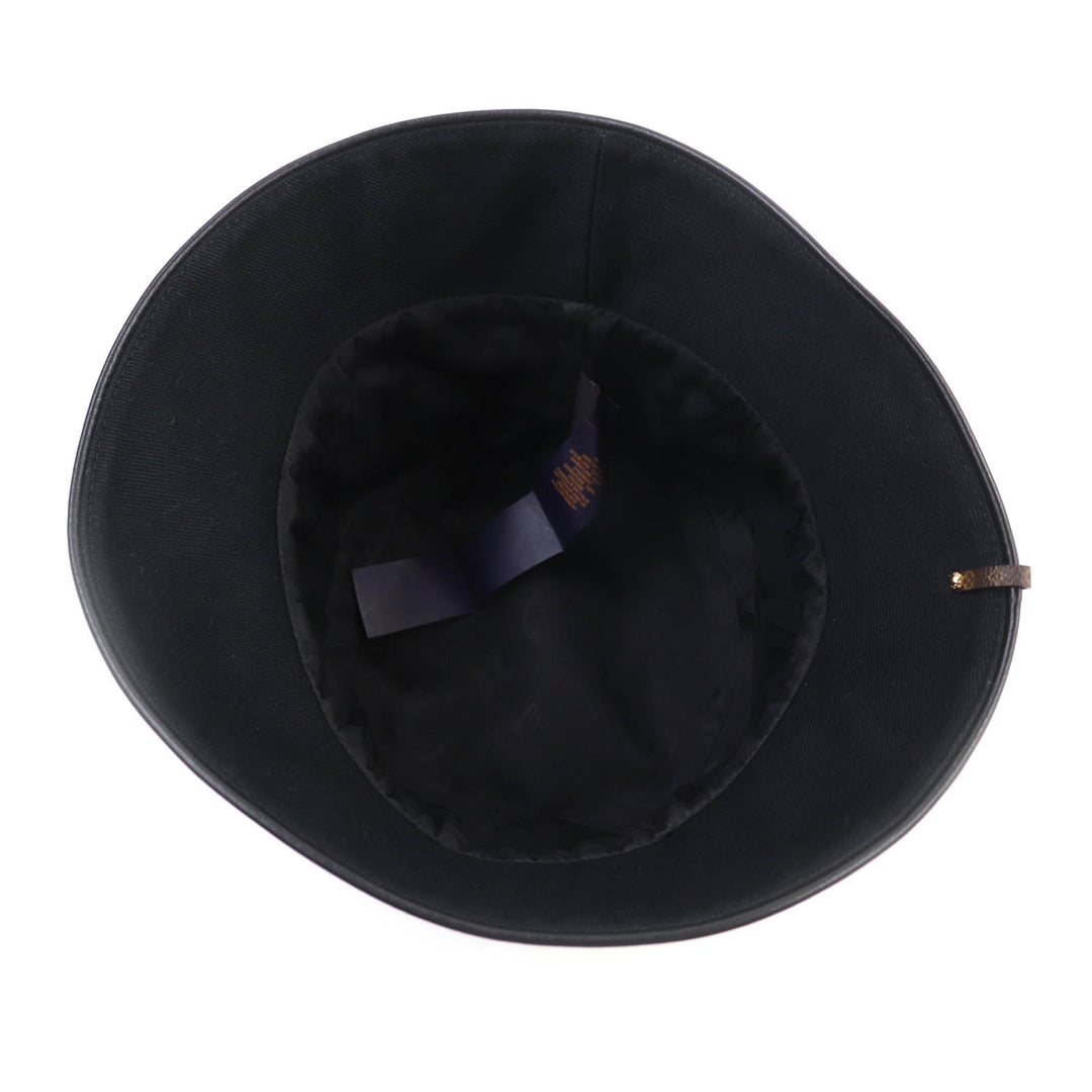 Very Good LOUIS VUITTON LV City Bucket Hat black cotton Women M7054S