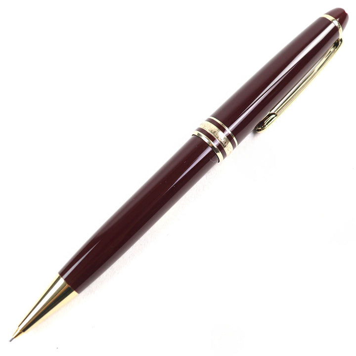 Excellent MONTBLANC mechanical pencil Meisterstck Classic Logo engraved White Star