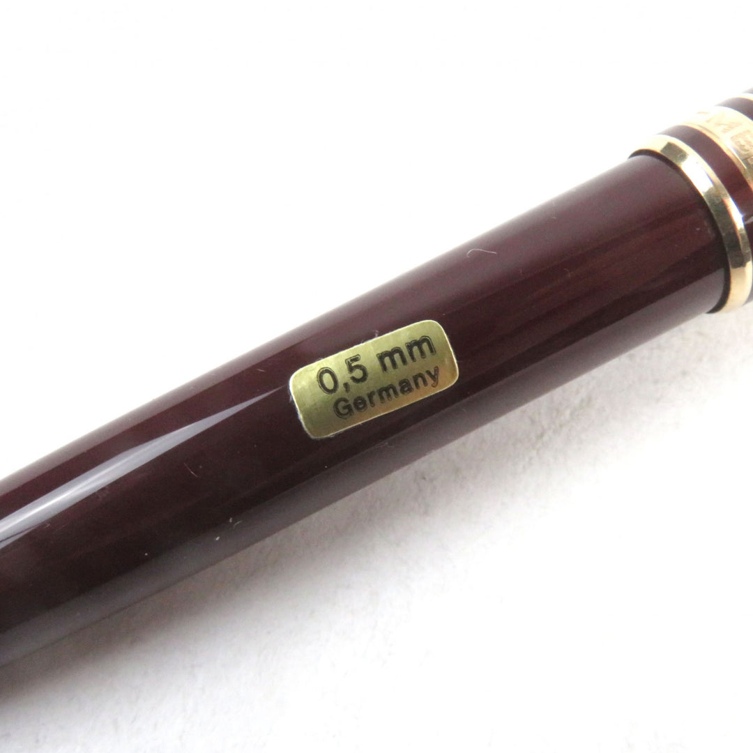 Excellent MONTBLANC mechanical pencil Meisterstck Classic Logo engraved White Star