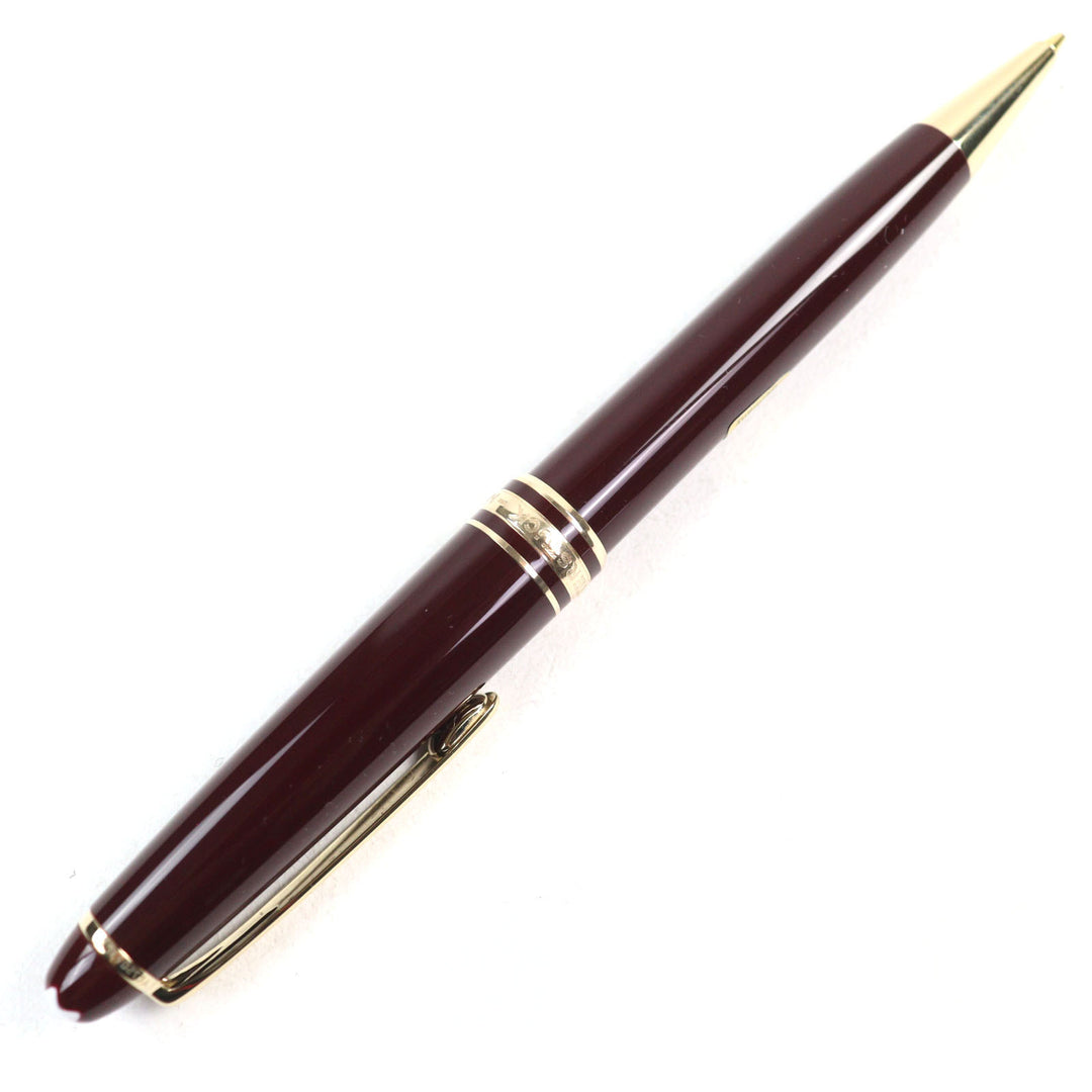 Excellent MONTBLANC mechanical pencil Meisterstck Classic Logo engraved White Star