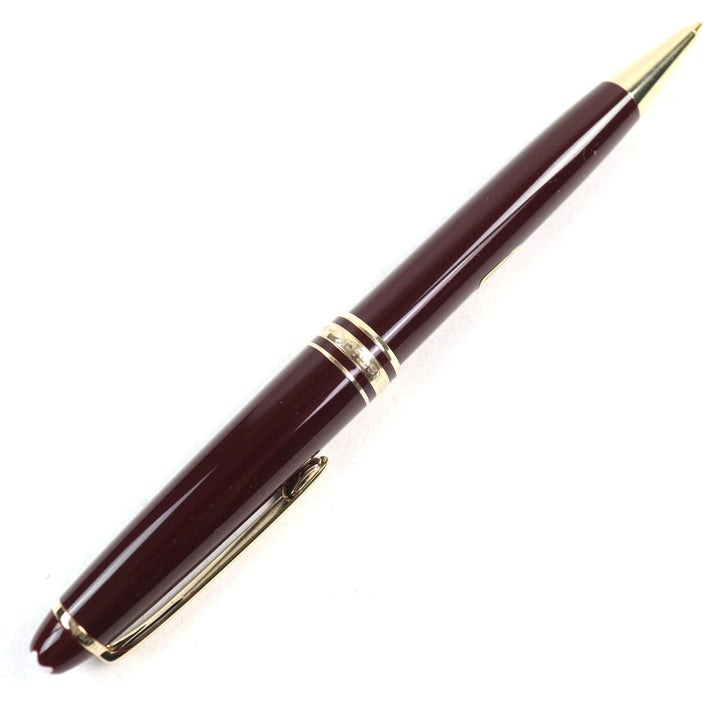Excellent MONTBLANC mechanical pencil Meisterstck Classic Logo engraved White Star