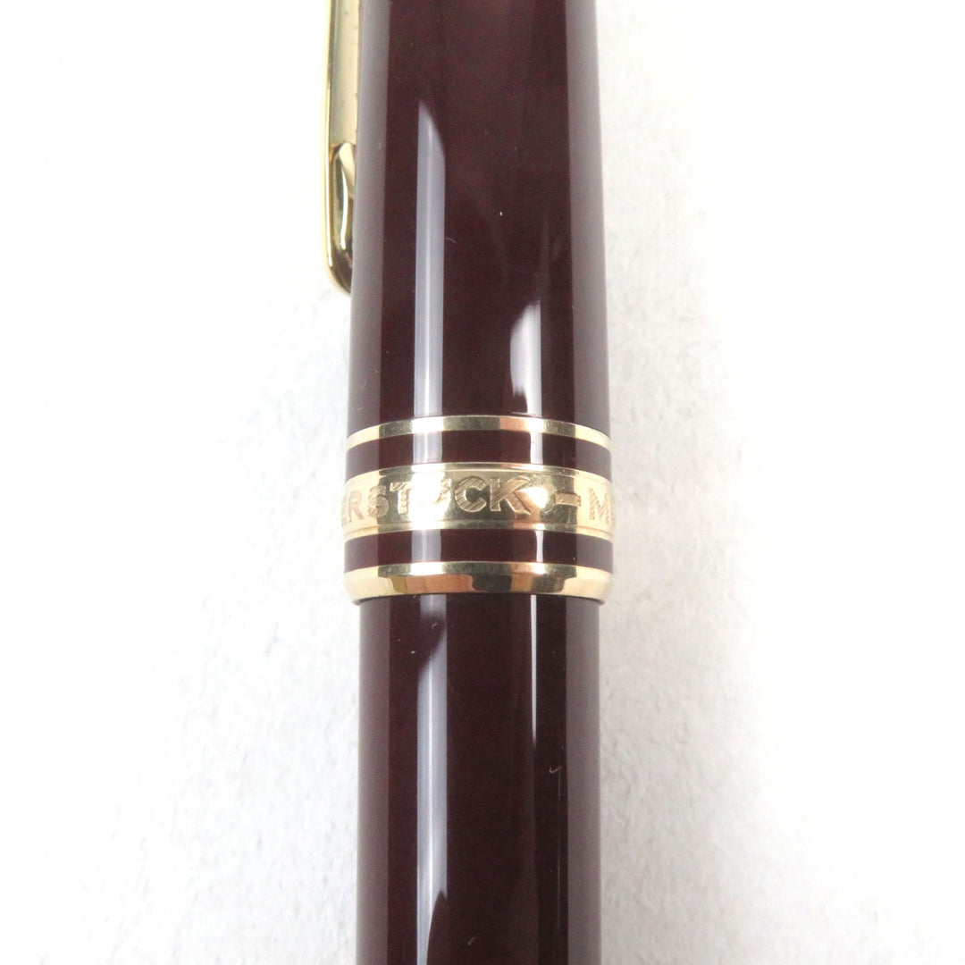 Excellent MONTBLANC mechanical pencil Meisterstck Classic Logo engraved White Star