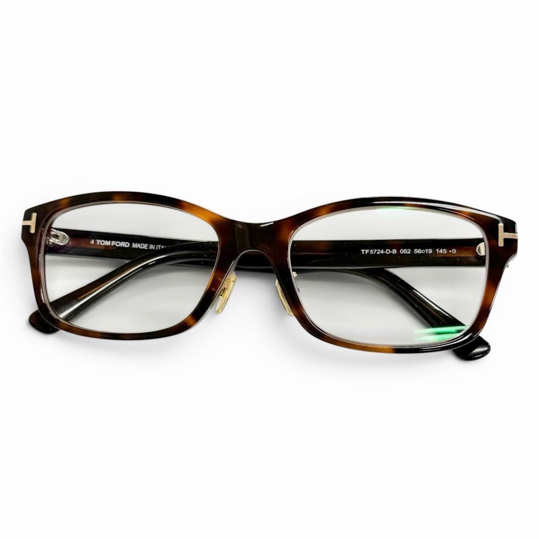 Great TOM FORD Glasses Japanese-designed model Clear Brown (Marble) TF5724-D-B