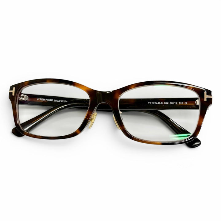 Great TOM FORD Glasses Japanese-designed model Clear Brown (Marble) TF5724-D-B