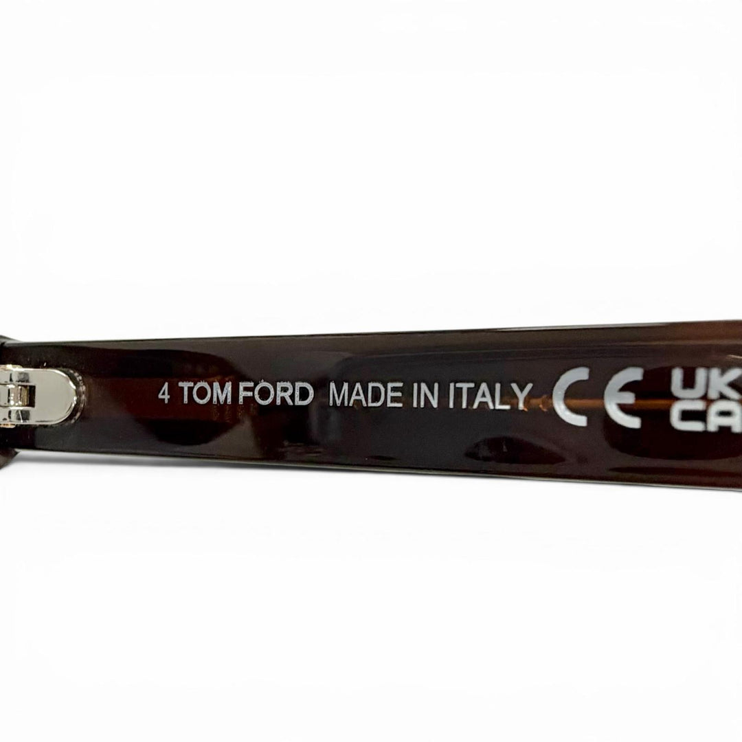 Great TOM FORD Glasses Japanese-designed model Clear Brown (Marble) TF5724-D-B