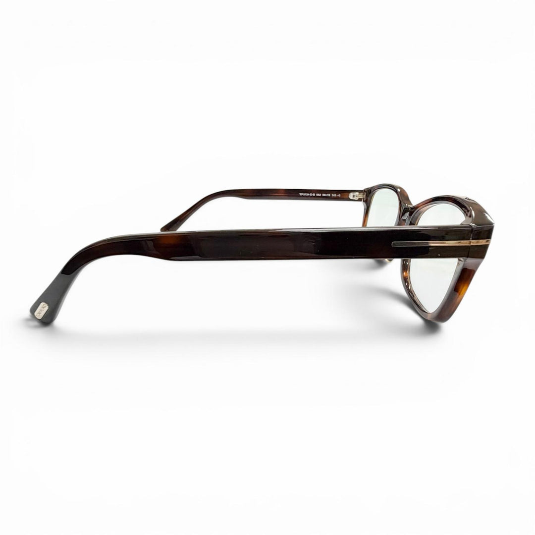 Great TOM FORD Glasses Japanese-designed model Clear Brown (Marble) TF5724-D-B