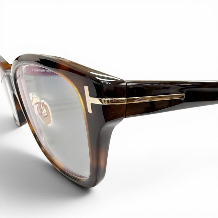 Great TOM FORD Glasses Japanese-designed model Clear Brown (Marble) TF5724-D-B