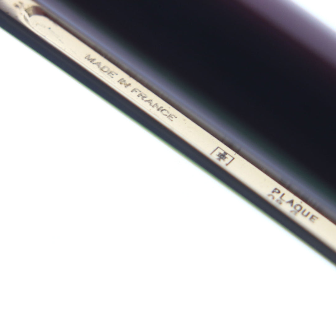 Excellent Cartier Ballpoint pen Santos de Cartier Bordeaux gold mens
