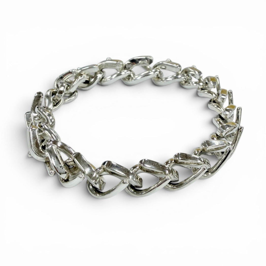 Excellent TIFFANY&Co. bracelet Forge Medium Link Bracelet, High Polish Silver