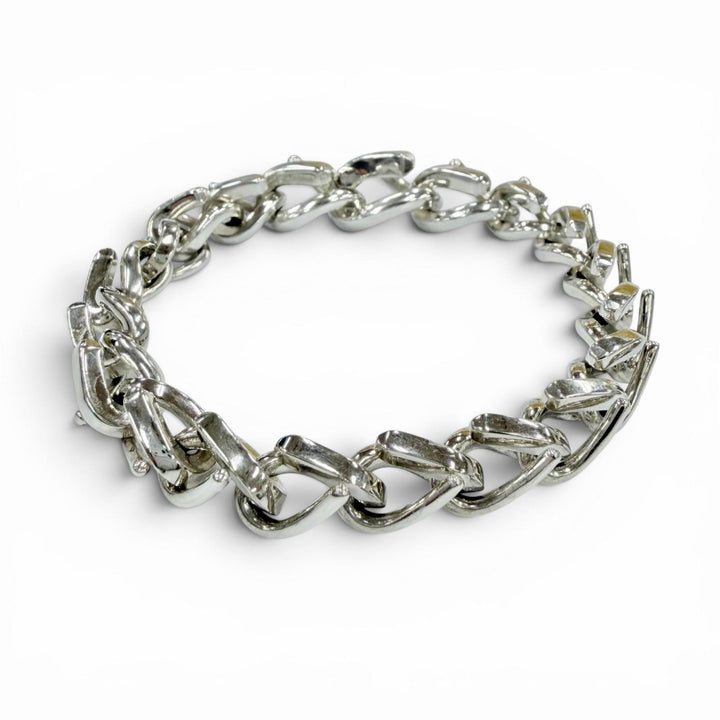 Excellent TIFFANY&Co. bracelet Forge Medium Link Bracelet, High Polish Silver