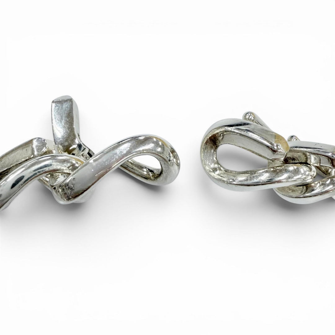 Excellent TIFFANY&Co. bracelet Forge Medium Link Bracelet, High Polish Silver
