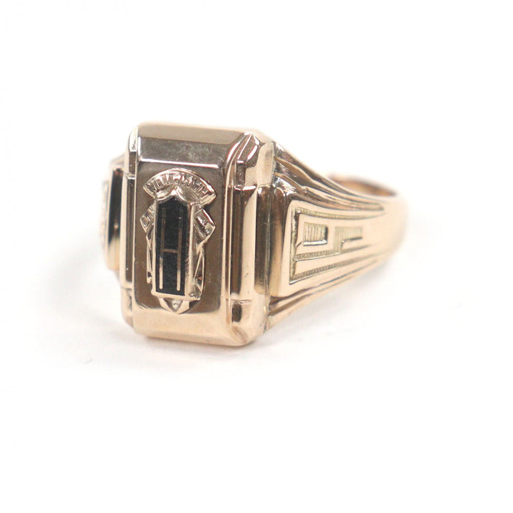 Excellent BALFOUR Ring HAMPTON HIGH SCHOOL College gold