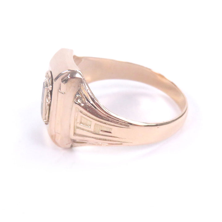 Excellent BALFOUR Ring HAMPTON HIGH SCHOOL College gold