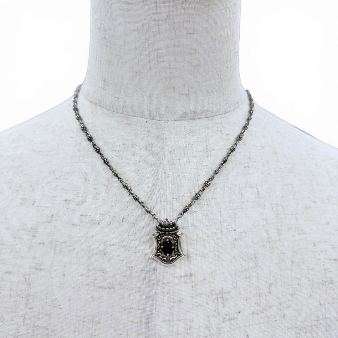 Great Justin Davis Necklace Shangri-La Tiny Cross Pendant Silver 925 Women