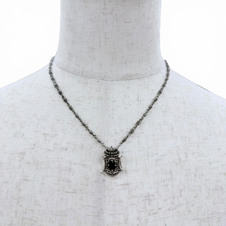 Great Justin Davis Necklace Shangri-La Tiny Cross Pendant Silver 925 Women