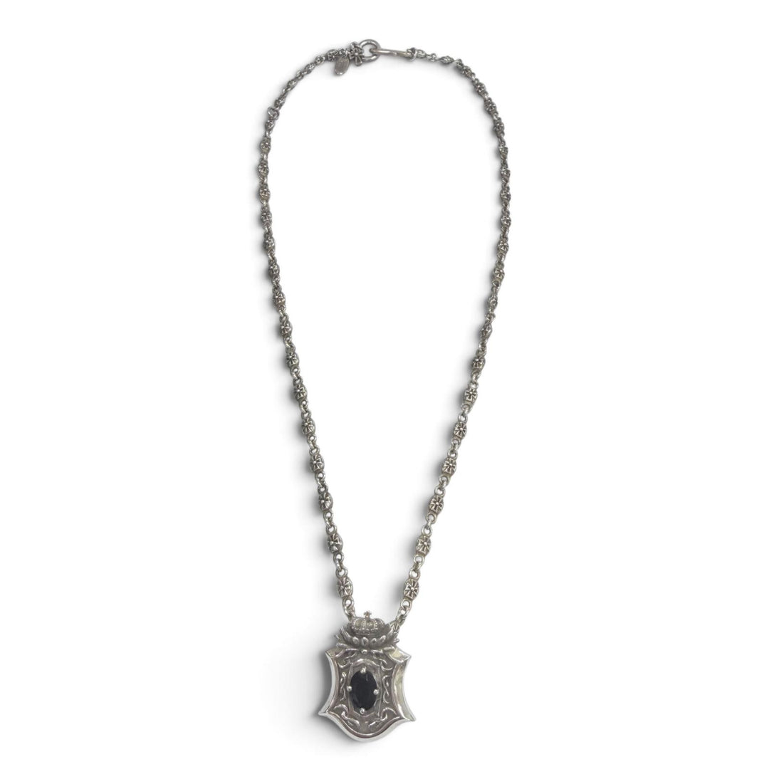 Great Justin Davis Necklace Shangri-La Tiny Cross Pendant Silver 925 Women