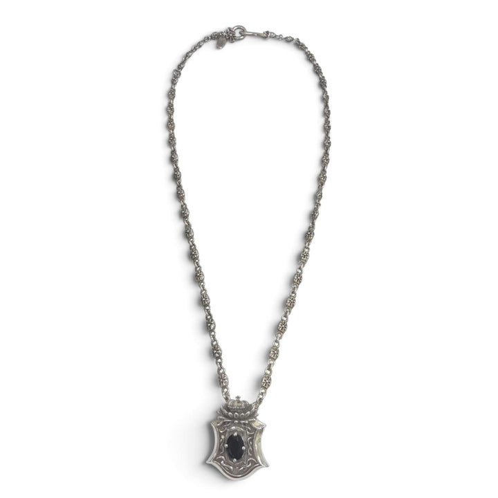 Great Justin Davis Necklace Shangri-La Tiny Cross Pendant Silver 925 Women