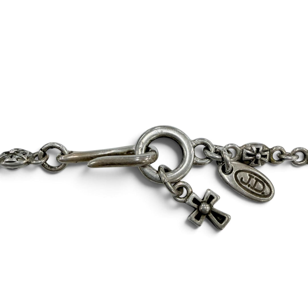 Great Justin Davis Necklace Shangri-La Tiny Cross Pendant Silver 925 Women