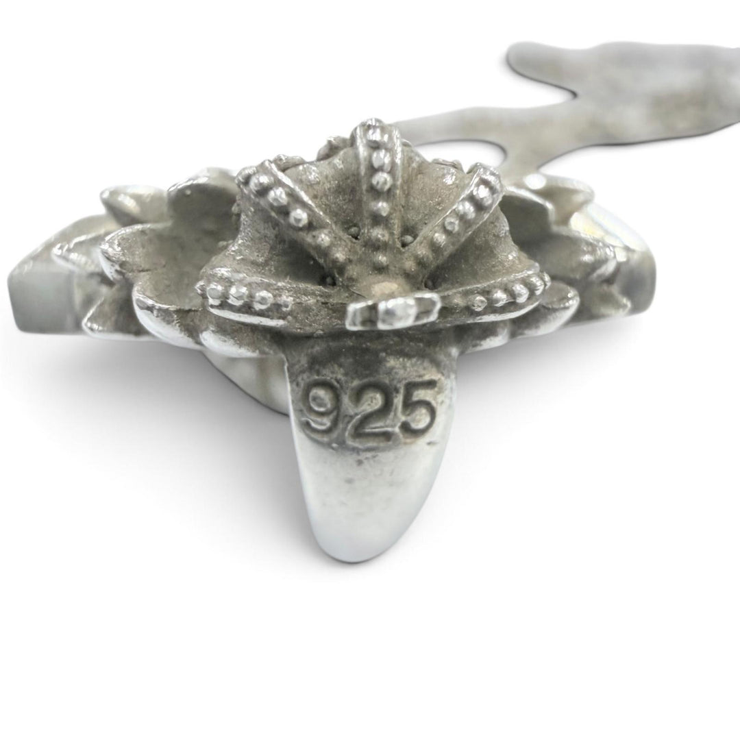 Great Justin Davis Necklace Shangri-La Tiny Cross Pendant Silver 925 Women