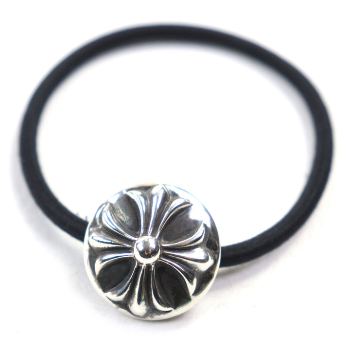 Great CHROME HEARTS Other accessories Cross ball button hair tie Silver 925 mens