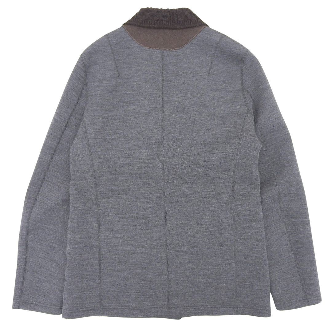 Excellent kolor Jacket Double-breasted cardboard knit with a collar design 3 22WCM-J07201