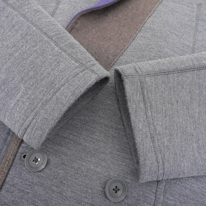 Excellent kolor Jacket Double-breasted cardboard knit with a collar design 3