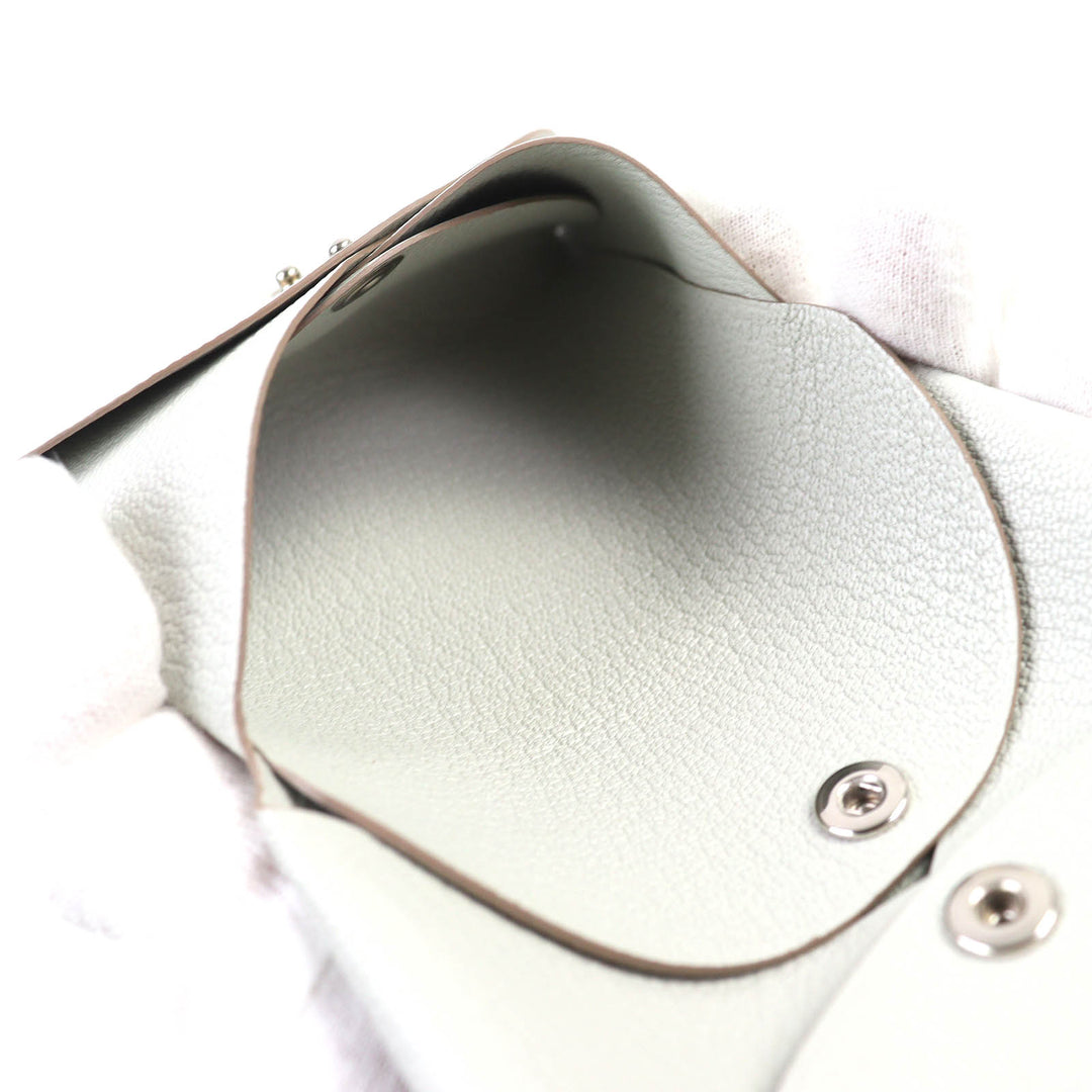 Pristine HERMES Coin case Calvi duo Shoble misol Women