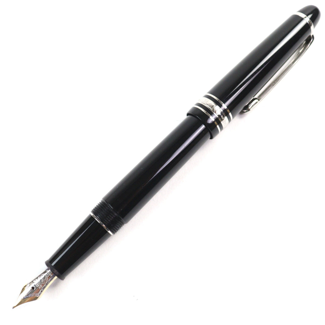 Great MONTBLANC fountain pen Meisterstück 145 Pix Classic Chopin black 14K mens