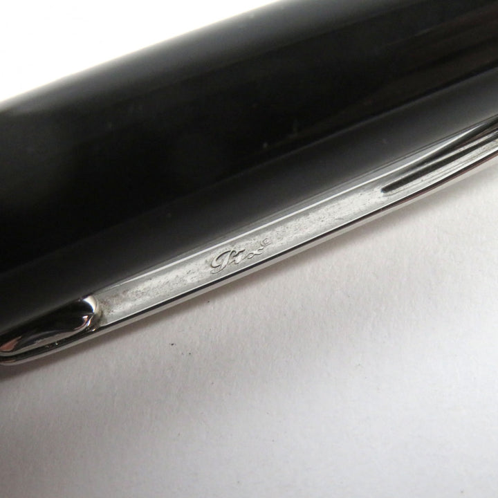 Great MONTBLANC fountain pen Meisterstück 145 Pix Classic Chopin black 14K mens
