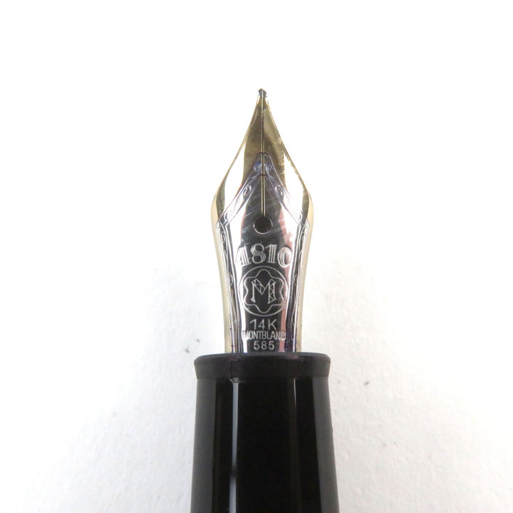 Great MONTBLANC fountain pen Meisterstück 145 Pix Classic Chopin black 14K mens