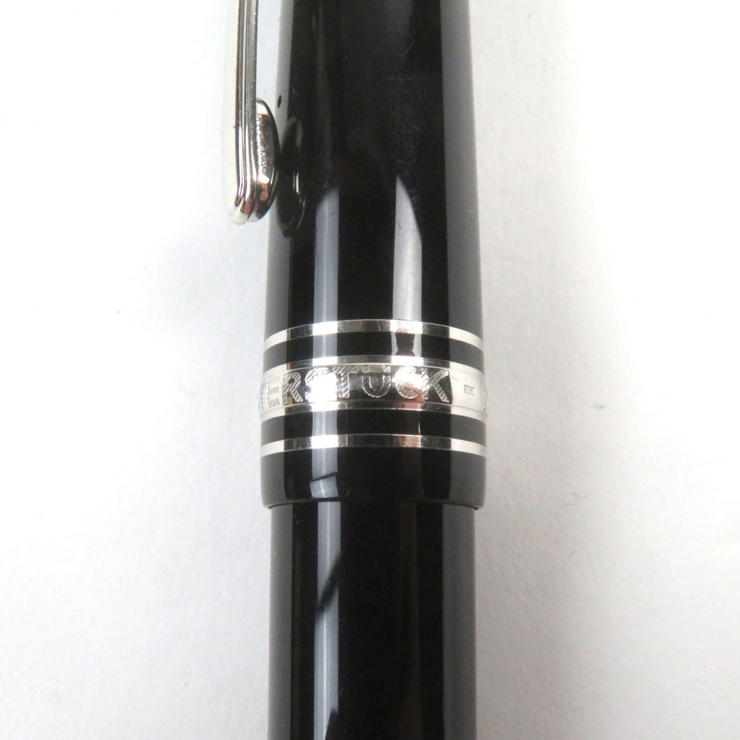 Great MONTBLANC fountain pen Meisterstück 145 Pix Classic Chopin black 14K mens