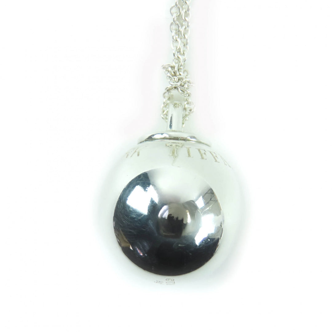 Great TIFFANY&Co. Necklace Ball Necklace Large Silver AG925 Women