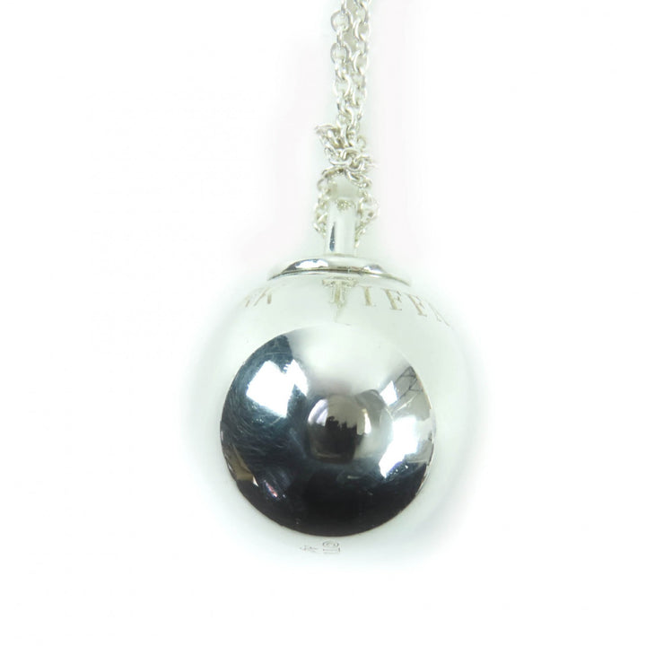 Great TIFFANY&Co. Necklace Ball Necklace Large Silver AG925 Women
