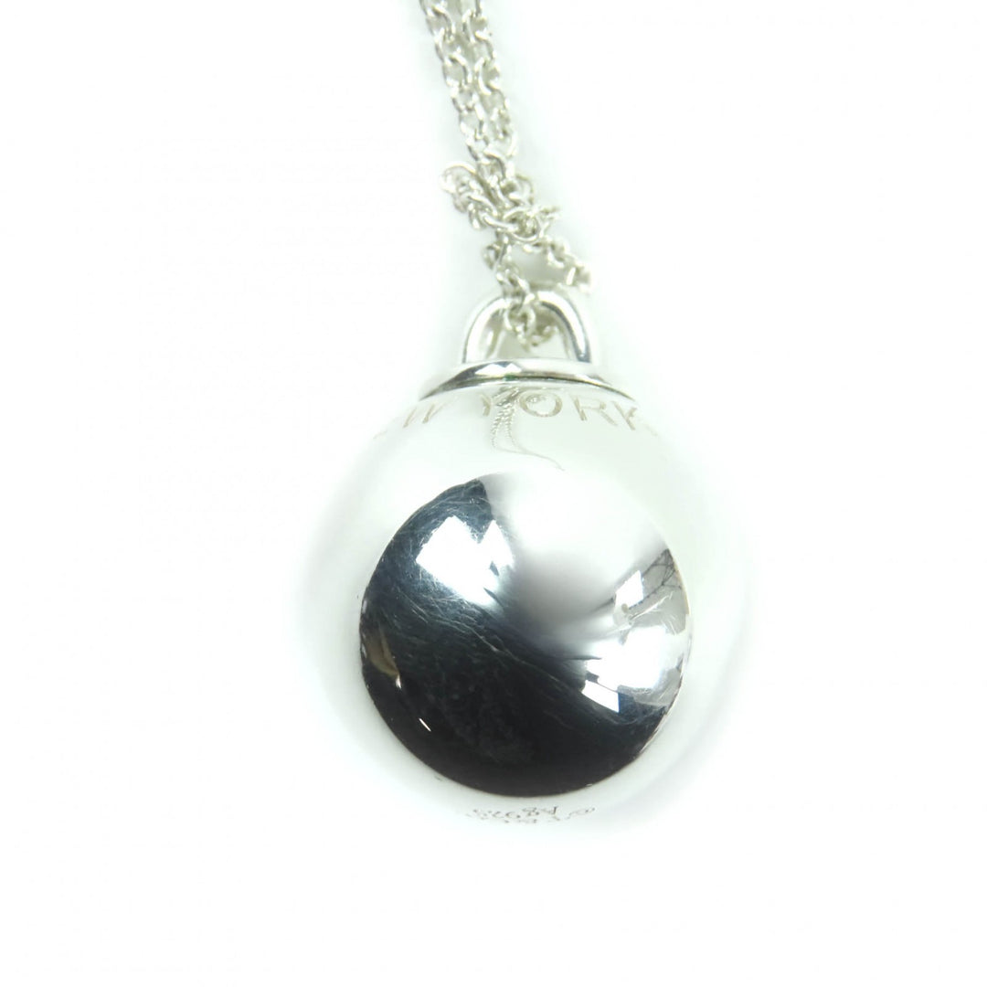 Great TIFFANY&Co. Necklace Ball Necklace Large Silver AG925 Women