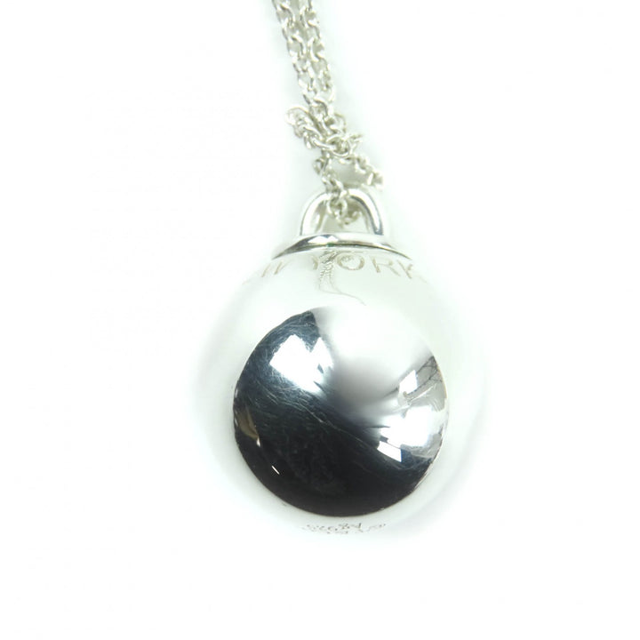 Great TIFFANY&Co. Necklace Ball Necklace Large Silver AG925 Women