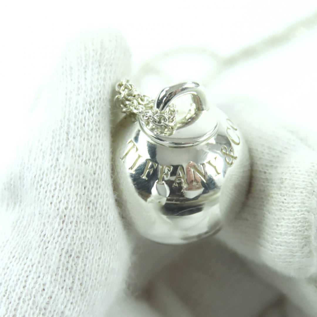 Great TIFFANY&Co. Necklace Ball Necklace Large Silver AG925 Women