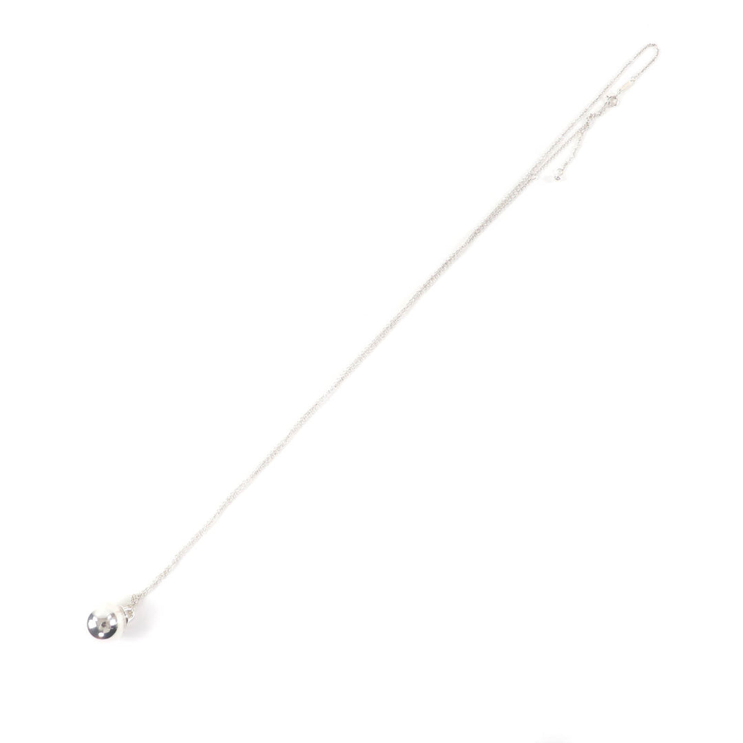 Great TIFFANY&Co. Necklace Ball Necklace Large Silver AG925 Women