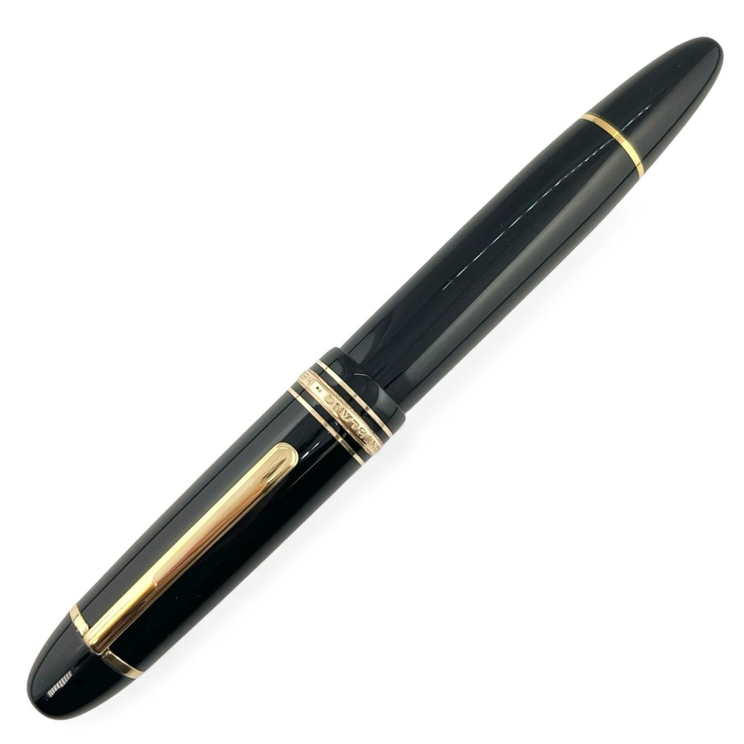 Great MONTBLANC fountain pen Meisterstück 149 Black gold 14K mens