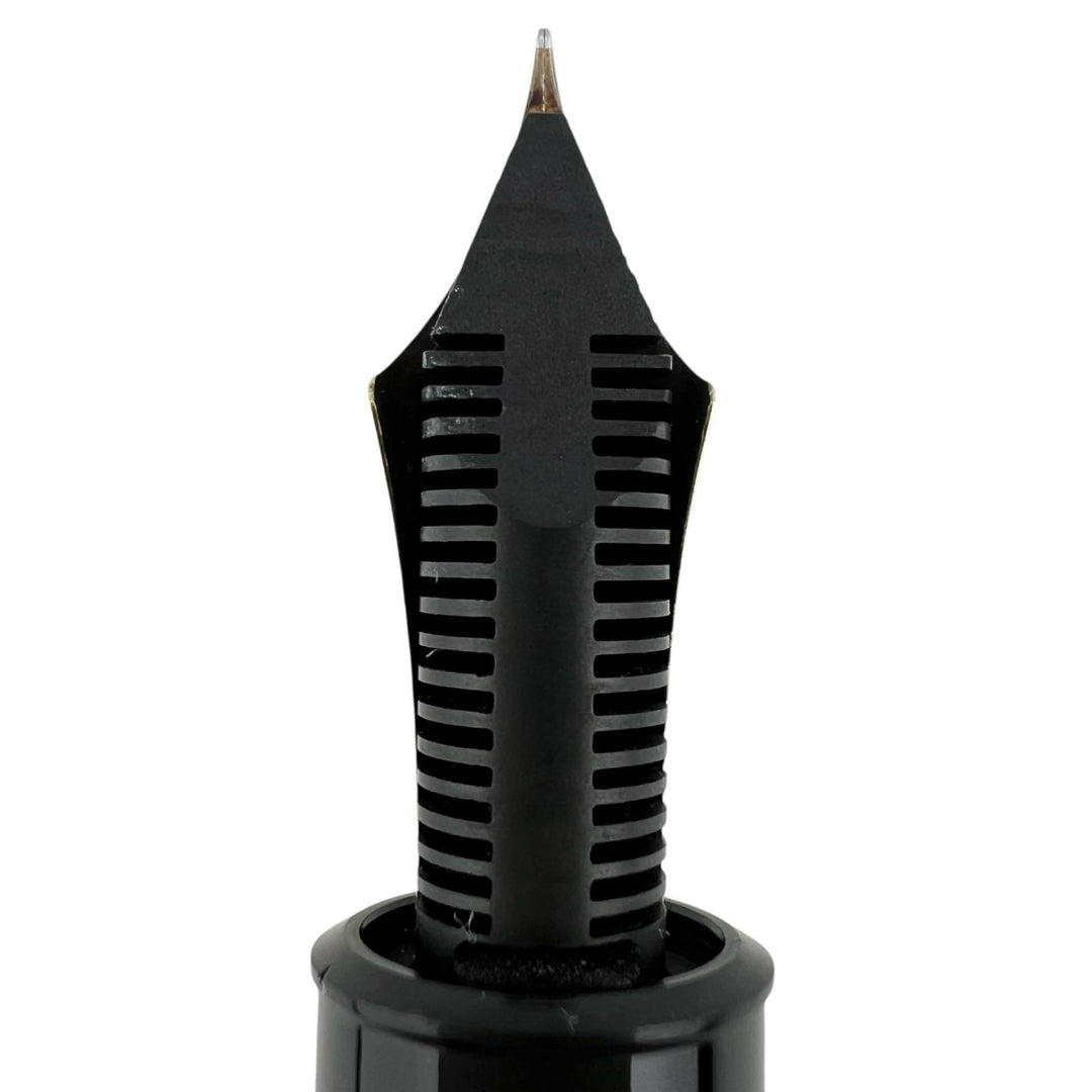 Great MONTBLANC fountain pen Meisterstück 149 Black gold 14K mens