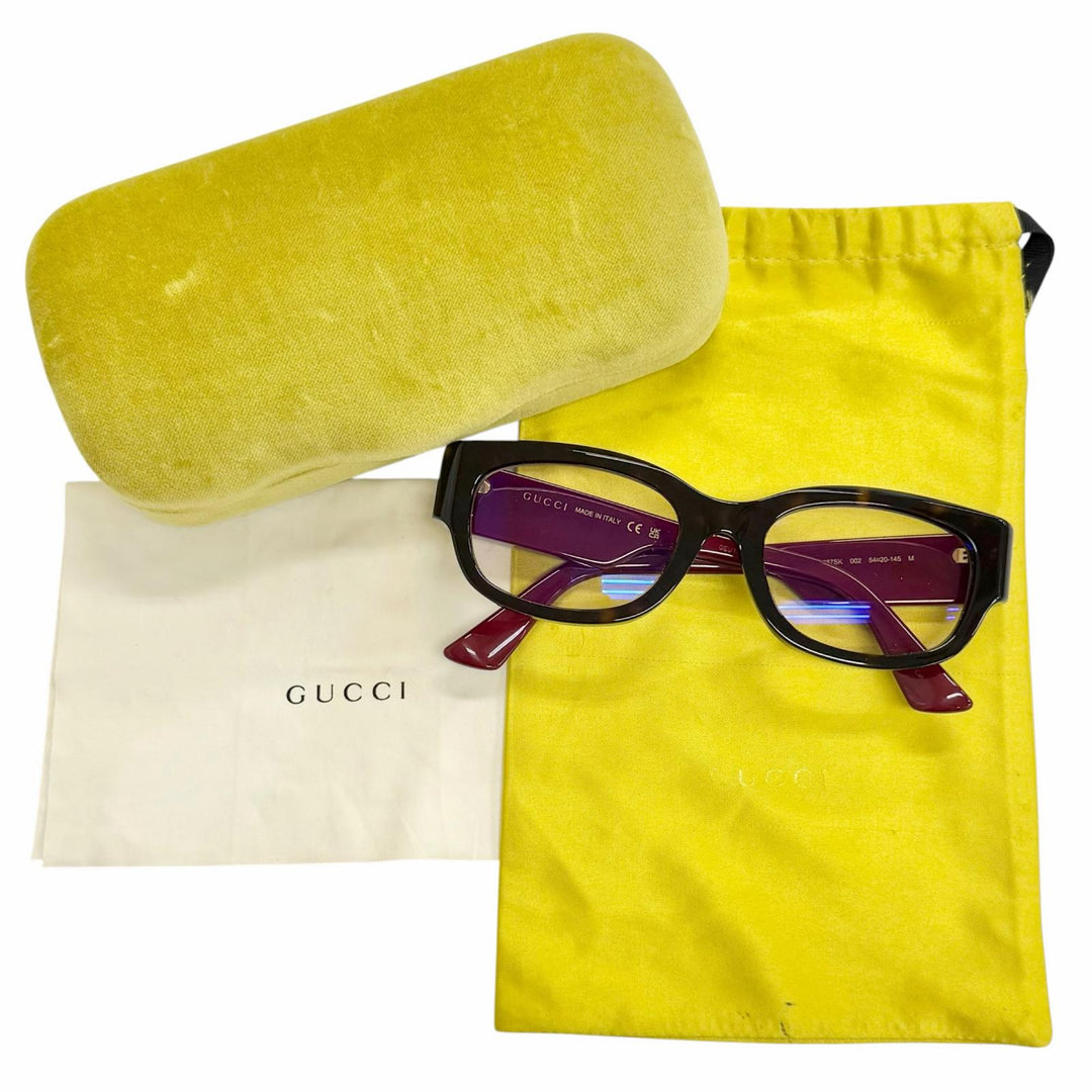Great GUCCI Glasses Interlocking G Square Havana mens GG1667SK